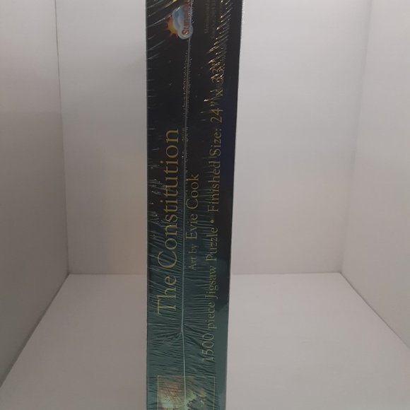 New SunsOut The Constitution Evie Cook 1500 Piece Jigsaw Puzzle‎ 24" × 33" - Picture 5 of 10